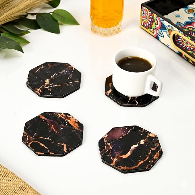 Marble Coaster Gift Set
